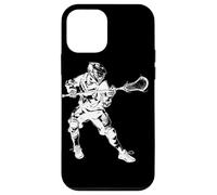 Joueur de Crosse dessinant Un Sport de Plein air Coque pour iPhone 12 Mini