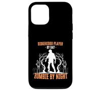 Joueur de Didgeridoo par Day Zombie by Night Funny Halloween Coque pour iPhone 12/12 Pro