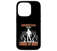 Joueur de Didgeridoo par Day Zombie by Night Funny Halloween Coque pour iPhone 14 Pro