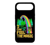 Joueur de Disc-Golf Funny Rainbow Ace I Can Feel The Magic Coque pour iPhone Air