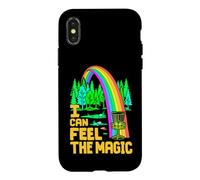 Joueur de Disc-Golf Funny Rainbow Ace I Can Feel The Magic Coque pour iPhone X/XS