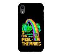 Joueur de Disc-Golf Funny Rainbow Ace I Can Feel The Magic Coque pour iPhone XR