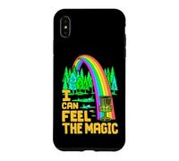 Joueur de Disc-Golf Funny Rainbow Ace I Can Feel The Magic Coque pour iPhone XS Max