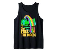 Joueur de Disc-Golf Funny Rainbow Ace I Can Feel The Magic Débardeur