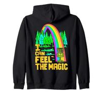 Joueur de Disc-Golf Funny Rainbow Ace I Can Feel The Magic Sweat à Capuche