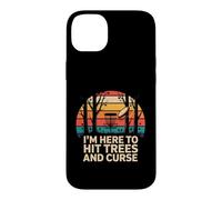 Joueur de Disc-Golf rétro I'm Here to Hit Trees and Curse Coque pour iPhone 14 Plus