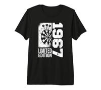 Joueur de fléchettes Anniversaire né en 1967 Jeux fléchettes T-Shirt Haut de Gamme