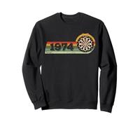 Joueur de fléchettes Anniversaire né en 1974 Jeux fléchettes Sweatshirt