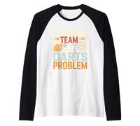 Joueur de fléchettes My Drinking Team Has A Darts Problem Lover Manche Raglan