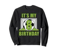 Joueur de football 8e anniversaire pour enfants de 8 ans Sweatshirt