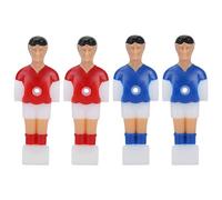 Joueur de Football de Table de Football Homme de Table Joueur de Football de Gars dans La Partie 2 Rouge et 2 Bleu pour Les Remplacements de Football de Table Ensemble de 4 Pcs