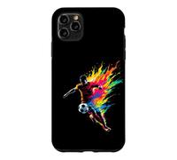 Joueur de Football Vibrant frappant Une Balle Coque pour iPhone 11 Pro Max