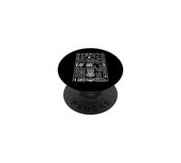 Joueur de Golf Amusant avec hiéroglyphes égyptiens Anciens PopSockets PopGrip Adhésif