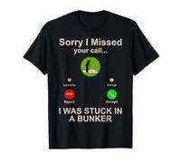 Joueur de Golf I Was Stuck in A Bunker Amusant Golf Lover Golf Lover Golf T-Shirt