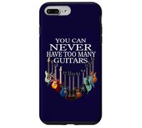 Joueur de Guitare Que Vous ne Pouvez jamais Avoir trop de Guitares Coque pour iPhone 7 Plus/8 Plus