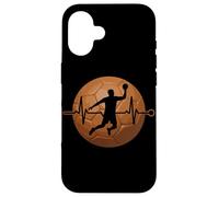 Joueur De Handball Au Rythme du Cœur Coque pour iPhone 16