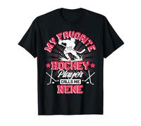 Joueur de Hockey Ice Mon Joueur de Hockey préféré m'appelle Nene T-Shirt