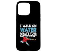 Joueur de Hockey sur Glace I Walk on Water What Your Superpower Coque pour iPhone 15 Pro Max