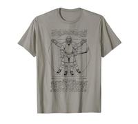 Joueur de Hockey sur Glace Vitruvian Man Leonardo Da Vinci Sport T-Shirt