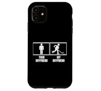 Joueur de Hockey Votre Petit ami Mon Petit ami Funny Ice Hockey Coque pour iPhone 11