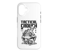 Joueur de Jeu vidéo Militaire FPS Gamer Funny Tactical Crouch Coque pour iPhone 16