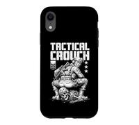 Joueur de Jeu vidéo Militaire FPS Gamer Funny Tactical Crouch Coque pour iPhone XR