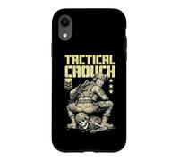 Joueur de Jeu vidéo Militaire FPS Gamer Funny Tactical Crouch Coque pour iPhone XR