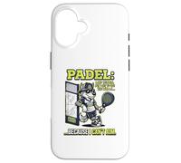 Joueur de Padel Citation ironique Hobby Sports Coque pour iPhone 16