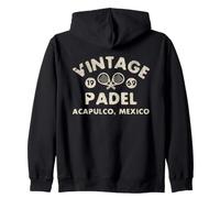 Joueur de Padel Vintage Retro Acapulco Mexico 1969 Sweat à Capuche
