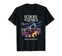 Joueur de piano ECHOES OF GENIUS Concert Lovers Pros Pianist T-Shirt