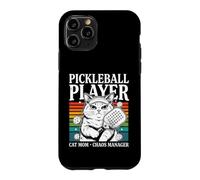 Joueur de Pickleball Cat Mom Manager Chaos Manager Humour Coque pour iPhone 11 Pro