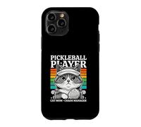 Joueur de Pickleball Cat Mom Manager Chaos Manager Humour Coque pour iPhone 11 Pro