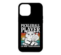 Joueur de Pickleball Cat Mom Manager Chaos Manager Humour Coque pour iPhone 12 Pro Max