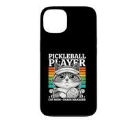 Joueur de Pickleball Cat Mom Manager Chaos Manager Humour Coque pour iPhone 13