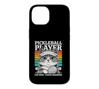 Joueur de Pickleball Cat Mom Manager Chaos Manager Humour Coque pour iPhone 14