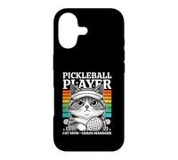 Joueur de Pickleball Cat Mom Manager Chaos Manager Humour Coque pour iPhone 17