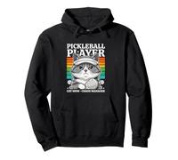 Joueur de Pickleball Cat Mom Manager Chaos Manager Humour Sweat à Capuche