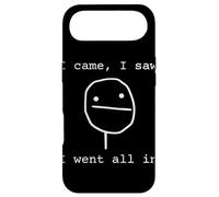 Joueur de Poker Amusant I Came I Saw I Went All in Coque pour iPhone Air