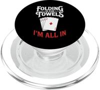 Joueur de Poker Fold Gambling Texas Hold Em PopSockets PopGrip pour MagSafe