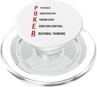 Joueur de Poker Jeux d'argent Texas Hold Em PopSockets PopGrip pour MagSafe