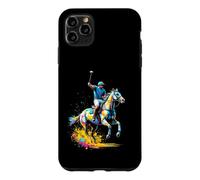 Joueur de Polo Vibrant sur Cheval - Idée Cadeau Sportive Coque pour iPhone 11 Pro Max