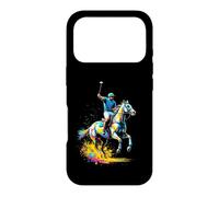 Joueur de Polo Vibrant sur Cheval - Idée Cadeau Sportive Coque pour iPhone 17 Pro