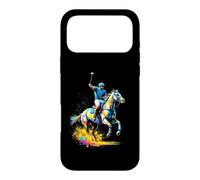 Joueur de Polo Vibrant sur Cheval - Idée Cadeau Sportive Coque pour iPhone 17 Pro Max