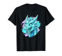 Joueur de RPG Fantastique Crystal Ice Dragon Head T-Shirt