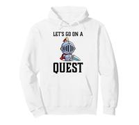 Joueur de RPG Let's Go on A Quest, Joueur de Knight Warrior Sweat à Capuche