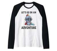 Joueur de RPG Let's Go on an Adventure Knight Player Manche Raglan