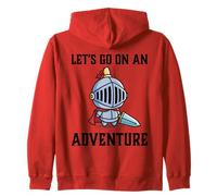 Joueur de RPG Let's Go on an Adventure Knight Player Sweat à Capuche