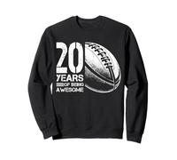 Joueur de Rugby rétro 20e Anniversaire garçon Fille 20 Ans Sweatshirt