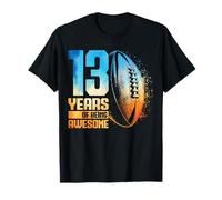 Joueur de Rugby rétro pour 13e Anniversaire garçon Fille 13 Ans T-Shirt