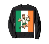 Joueur de Rugby sautant Sweatshirt